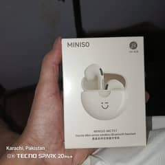 miniso original earbuds boxpack