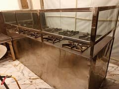 Karahi Adda 10 Burners, Sink double basins and Murghi Kuppi