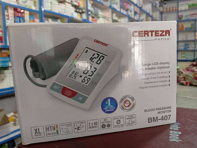 Certeza BM-407 Monitor ,For Checking Blood Pressure 0