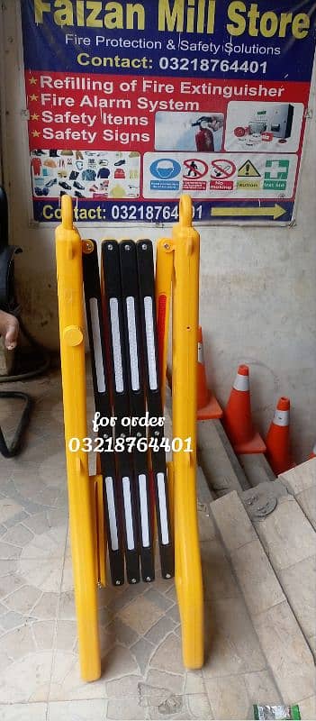 expandable barrier foldable Barrier barricade foldable plastic barrier 3