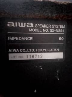 aiwa woofers ispekar. and Hyundai specker