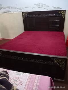 Double bed for sale with  mattress