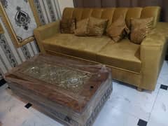 4 Seater Sofa Set With Centre Table in New condition