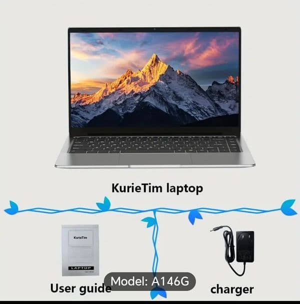 Kurietim Laptop 14" 8/256 GB new 10/10 import from china, China model 7