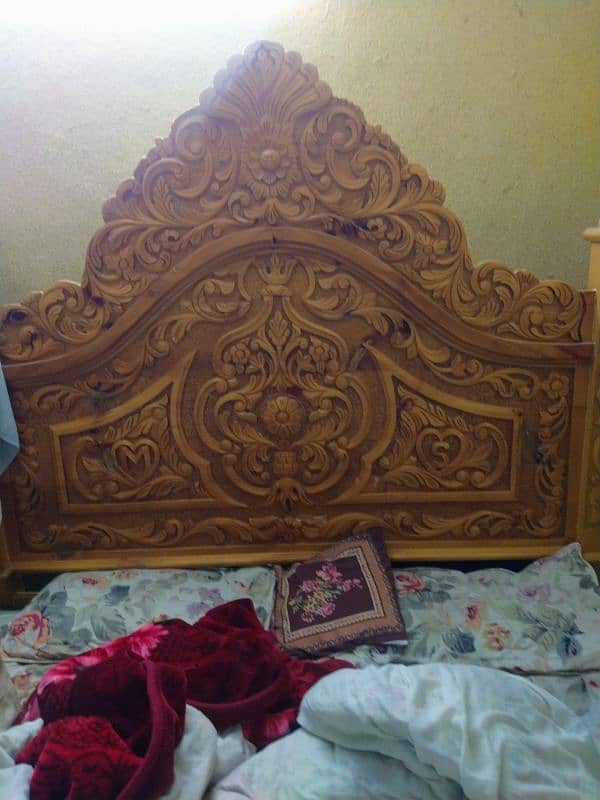 king size bed set pure wood 0