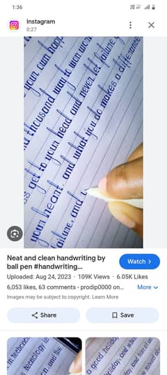 Expert handwriting