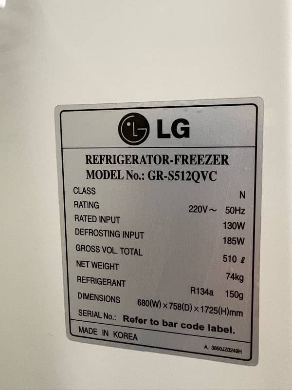 LG Refrigerator 2