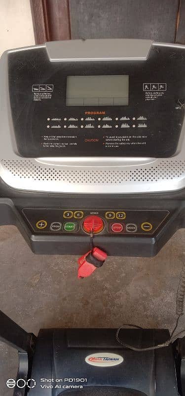 treadmill exercise machine. 1