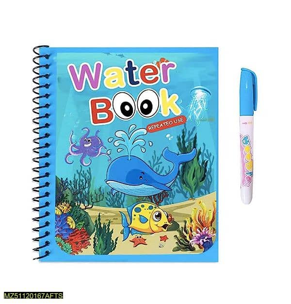 Magic water coloring book for kids 4