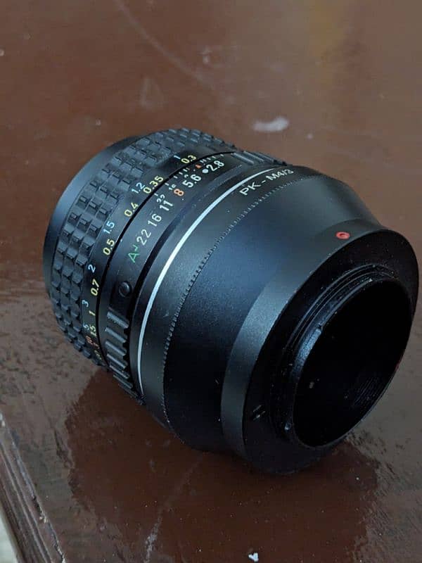 Pentax 28mm lens with micro 4/3 adapter 5