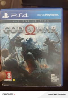 God of War ps4 cd