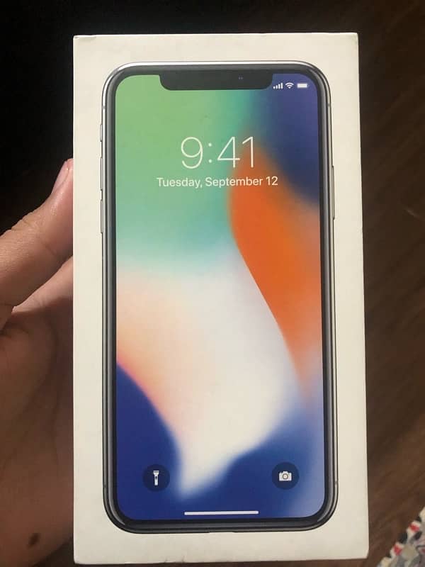 Iphone X Pta approved 64 gb original with box 11