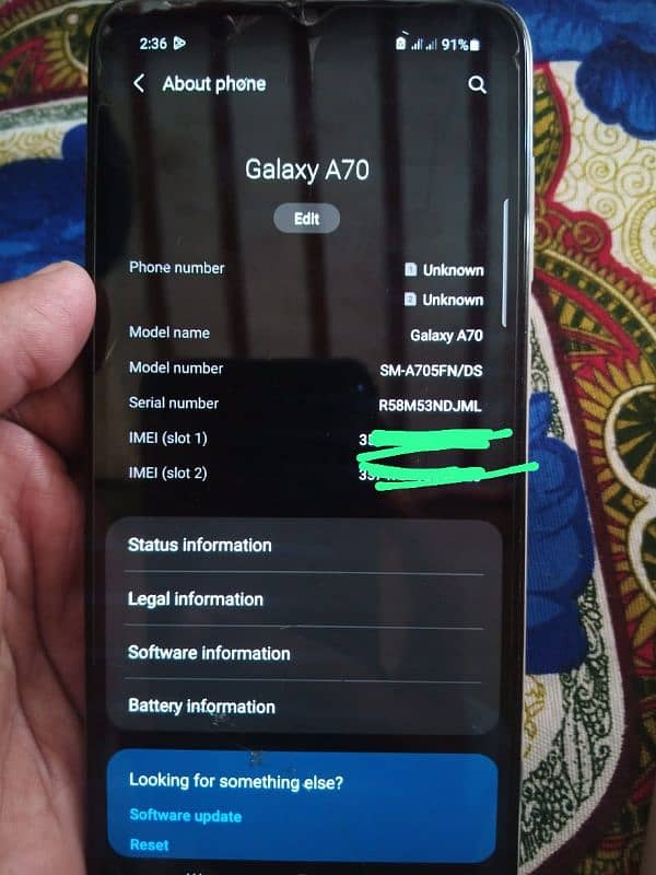 Samsung galaxy a70 3