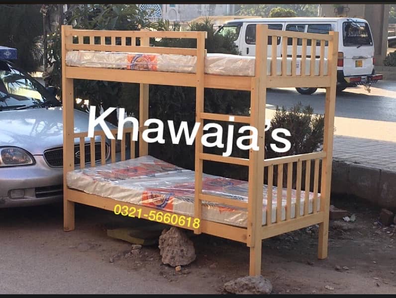 Wooden Bunk bed ( khawaja’s interior Fix price workshop 0