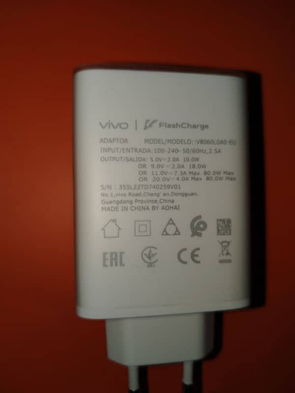 Y100 Vivo Original Charger For Sale 1