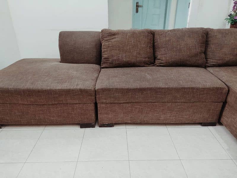 L shape sofa set 1