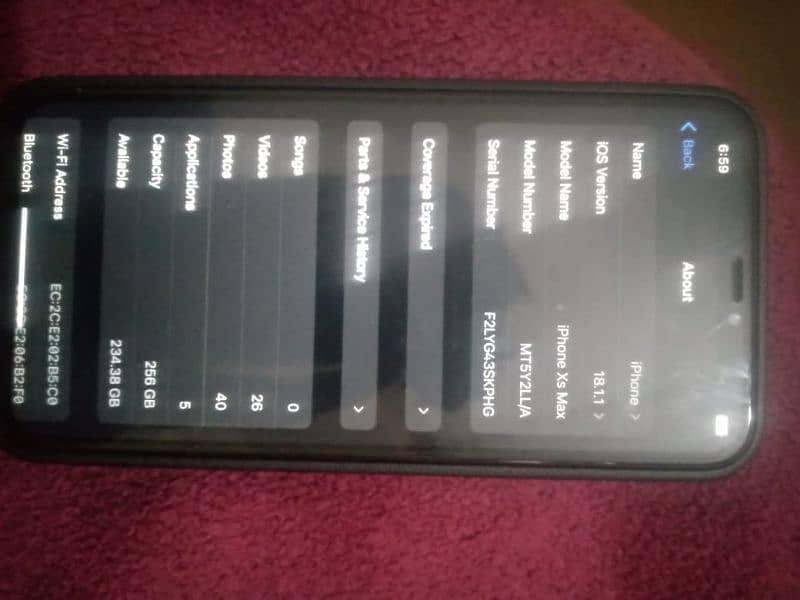 I phone Xsmax 256gb non pta urgent sale 5