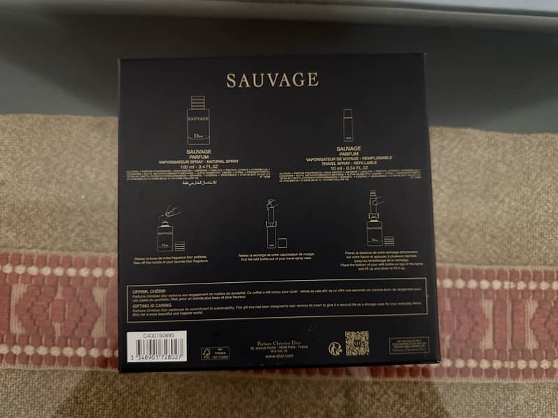 Real Dior Sauvage Parfum Gift Set 2