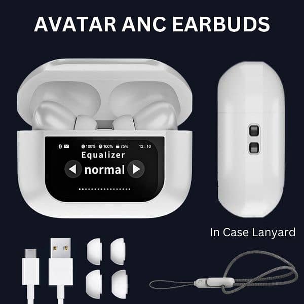 AVATAR- ANC SCREEN TOUCH CONTROL EARBUDS 0