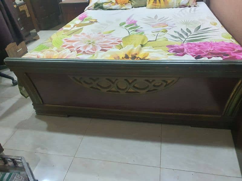 wooden Bed without Matress 2