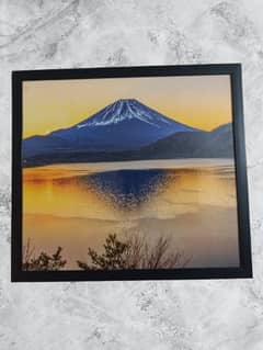 2 Framed Prints of Mount Fuji & Matsushima Island