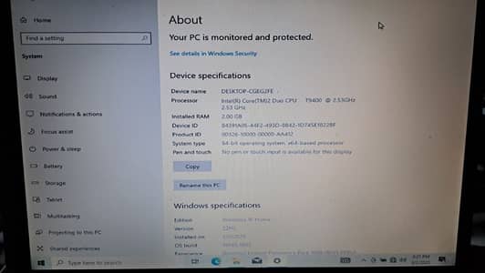 Lenovo T500 Core 2 Duo, 2GB Ram