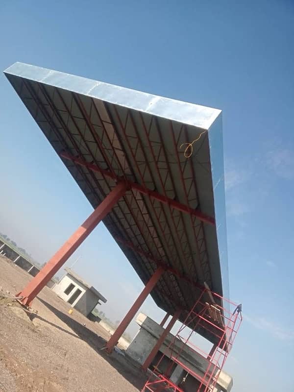 petrol pump canopy fascia board acm tower signboard alucobond sheds 0