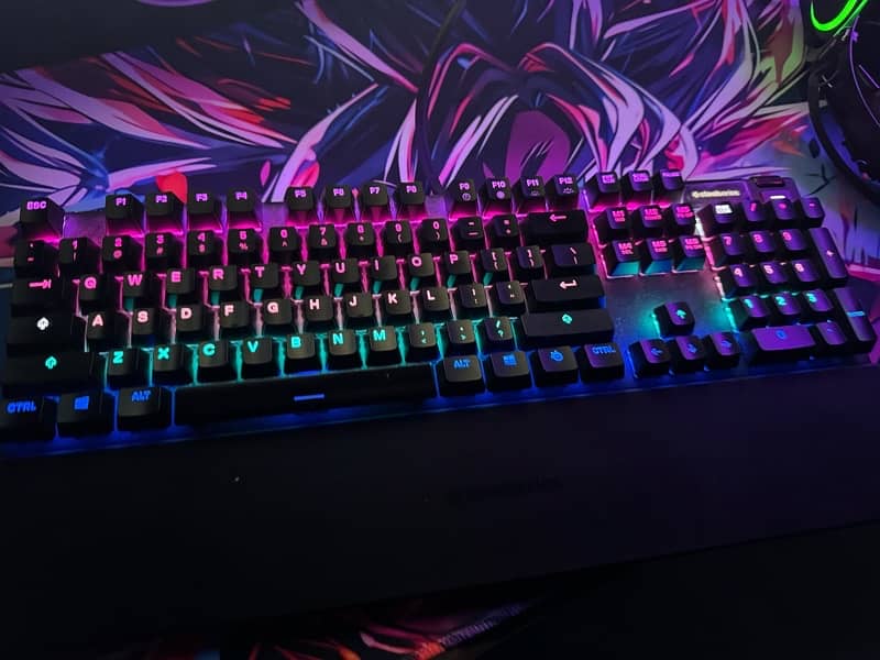 gaming keyboard steelseries Apex 7 blue switches 1