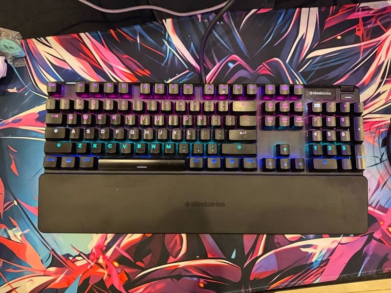 gaming keyboard steelseries Apex 7 blue switches 2