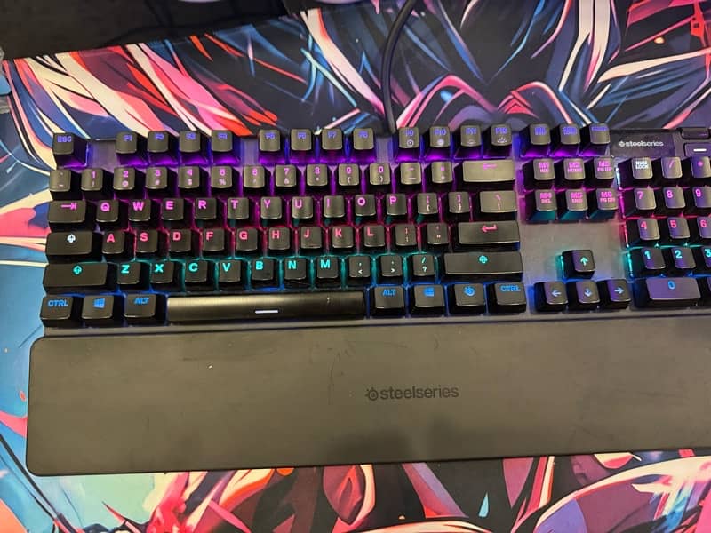 gaming keyboard steelseries Apex 7 blue switches 3