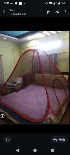 Double bed Mosquito net and Single bed