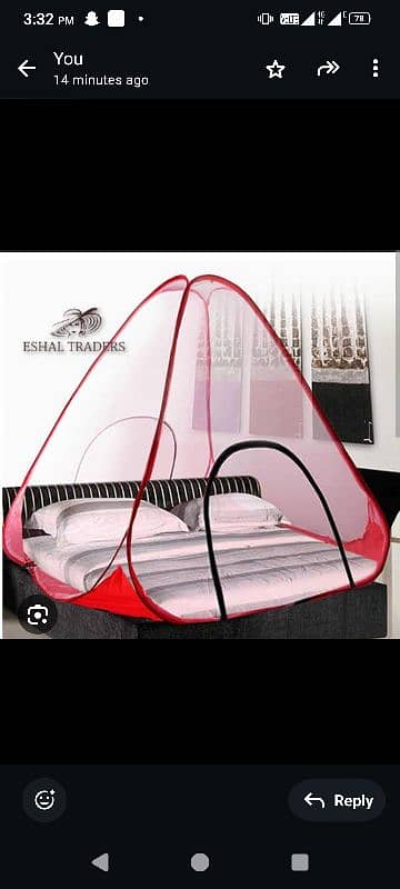 Double bed Mosquito net and Single bed 2