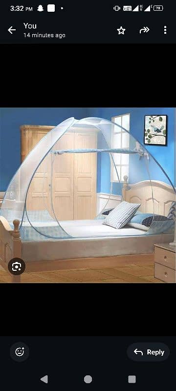 Double bed Mosquito net and Single bed 4