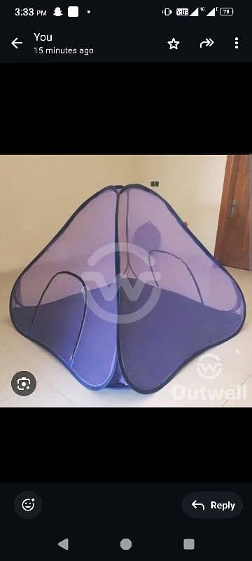 Double bed Mosquito net and Single bed 7