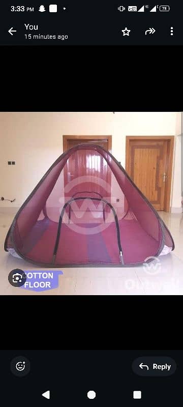 Double bed Mosquito net and Single bed 8