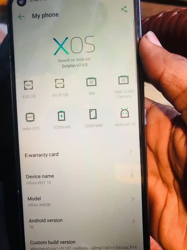 Infinix hot 10 urgent sale 1