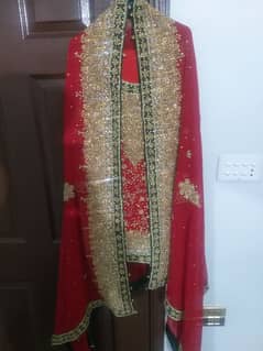 Bridal lehnga dress (Red colour)