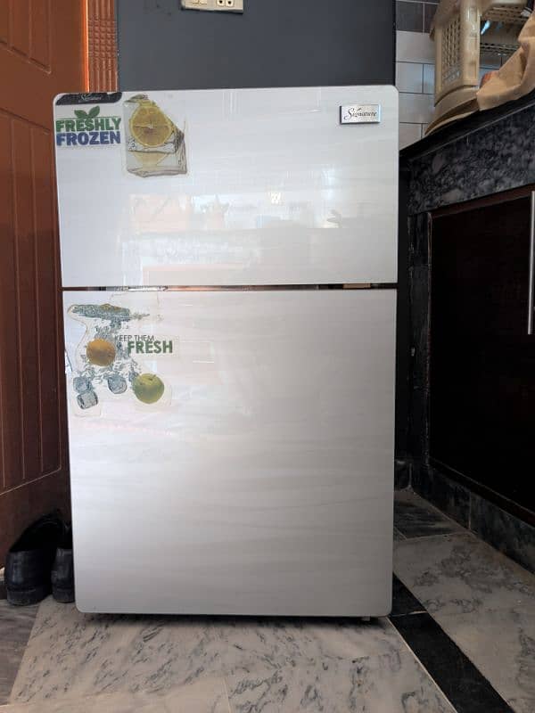 japani refrigerator neat and clean glass door 0