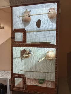 3 portion birds cage for sale