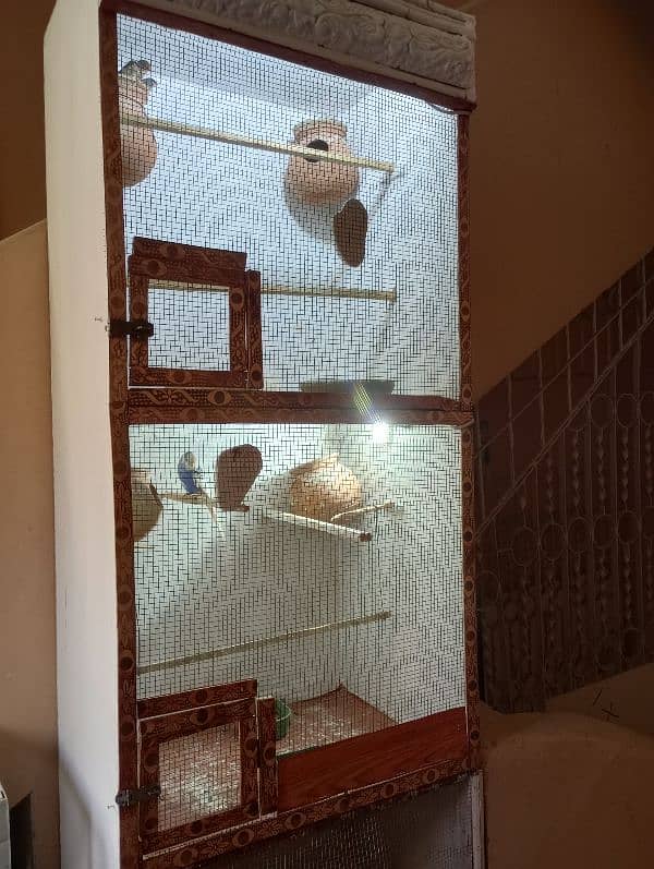 3 portion birds cage for sale 1