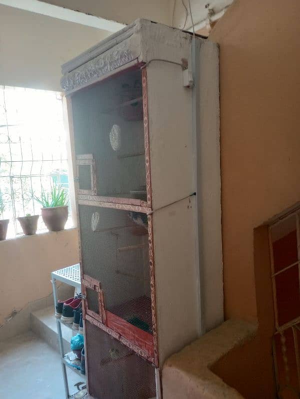 3 portion birds cage for sale 2