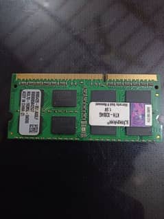 Kingston DDR 3.   . 4GB  laptop RAM. for.  RS . 3500