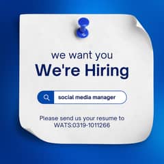 social media manager