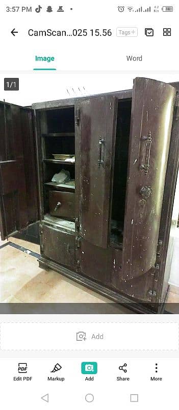 IRON CUPBOARD 3 DOORS BIG ALMARI WITH SAFE LOCKERS  MOTI CHADAR 1