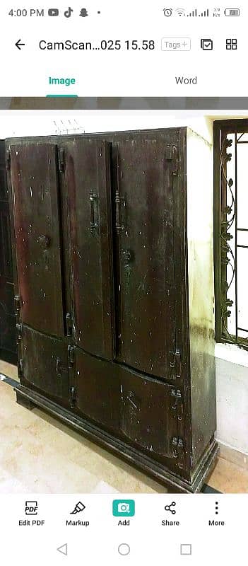 IRON CUPBOARD 3 DOORS BIG ALMARI WITH SAFE LOCKERS  MOTI CHADAR 3