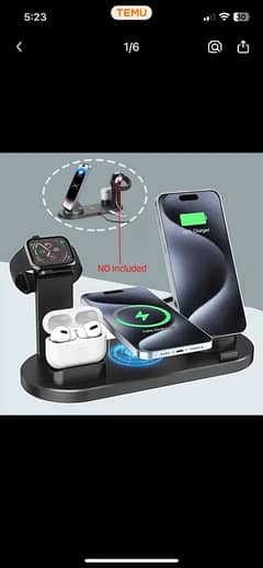 3-in-1 USB Type-C Wireless Charging Station Dock