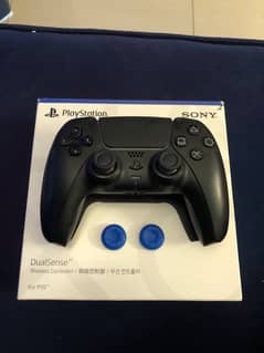 PS5 DUALSENSE BLACK ORIGINAL CONTROLLER WITH BOX AND JOY STICK