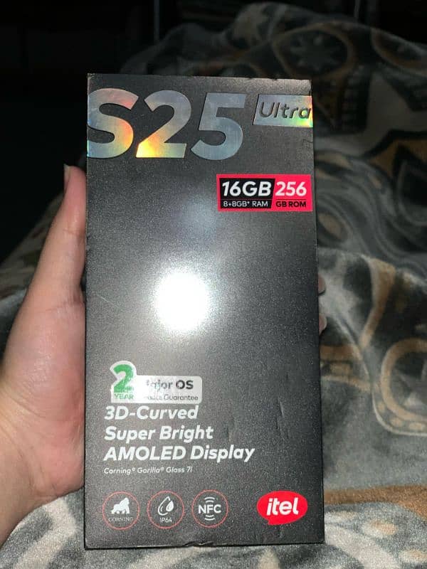 i tel s25 ultra with box charger and warrenty card 5