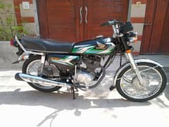 Honda Cg125 2023 totally genuine condition with golden no 2300