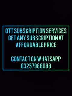 Get Any subscription At Affordable Price